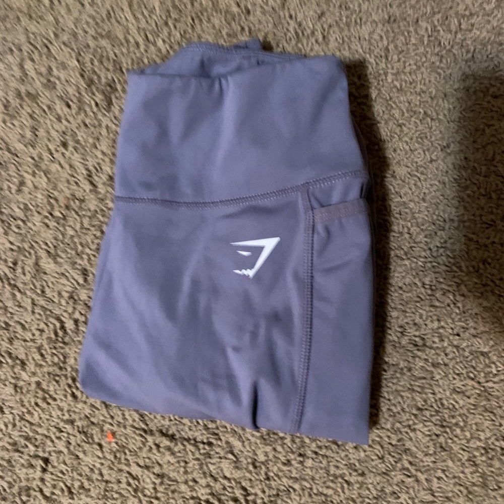 Gym shark gray full length leggings